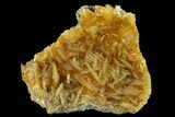 Orange Selenite Crystal Cluster (Fluorescent) - Peru #130511-1